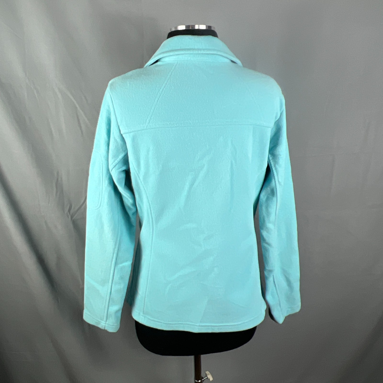 Columbia Fast Trek II Fleece Jacket Womens S Turquoise Hiking Camping Full Zip