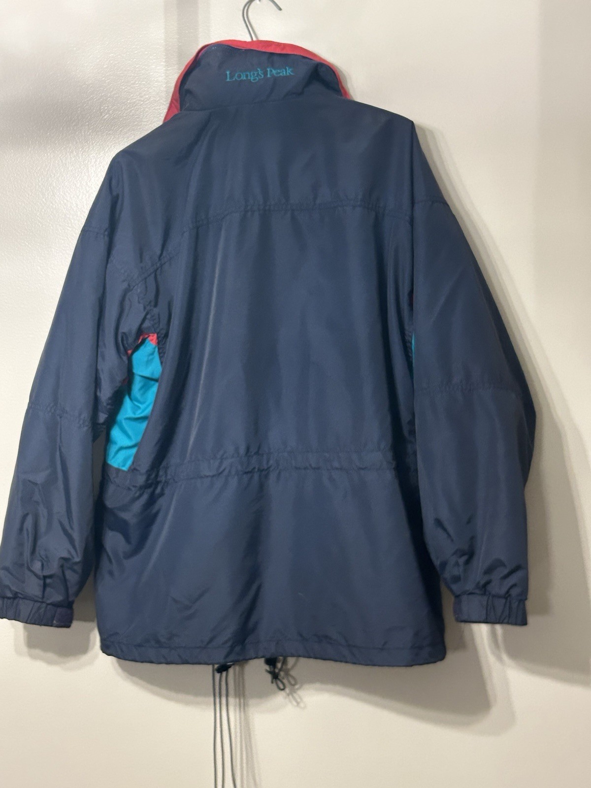 Vintage Columbia Longs Peak 3 In 1 Jacket Mens Large Interchange Teal Red 90s