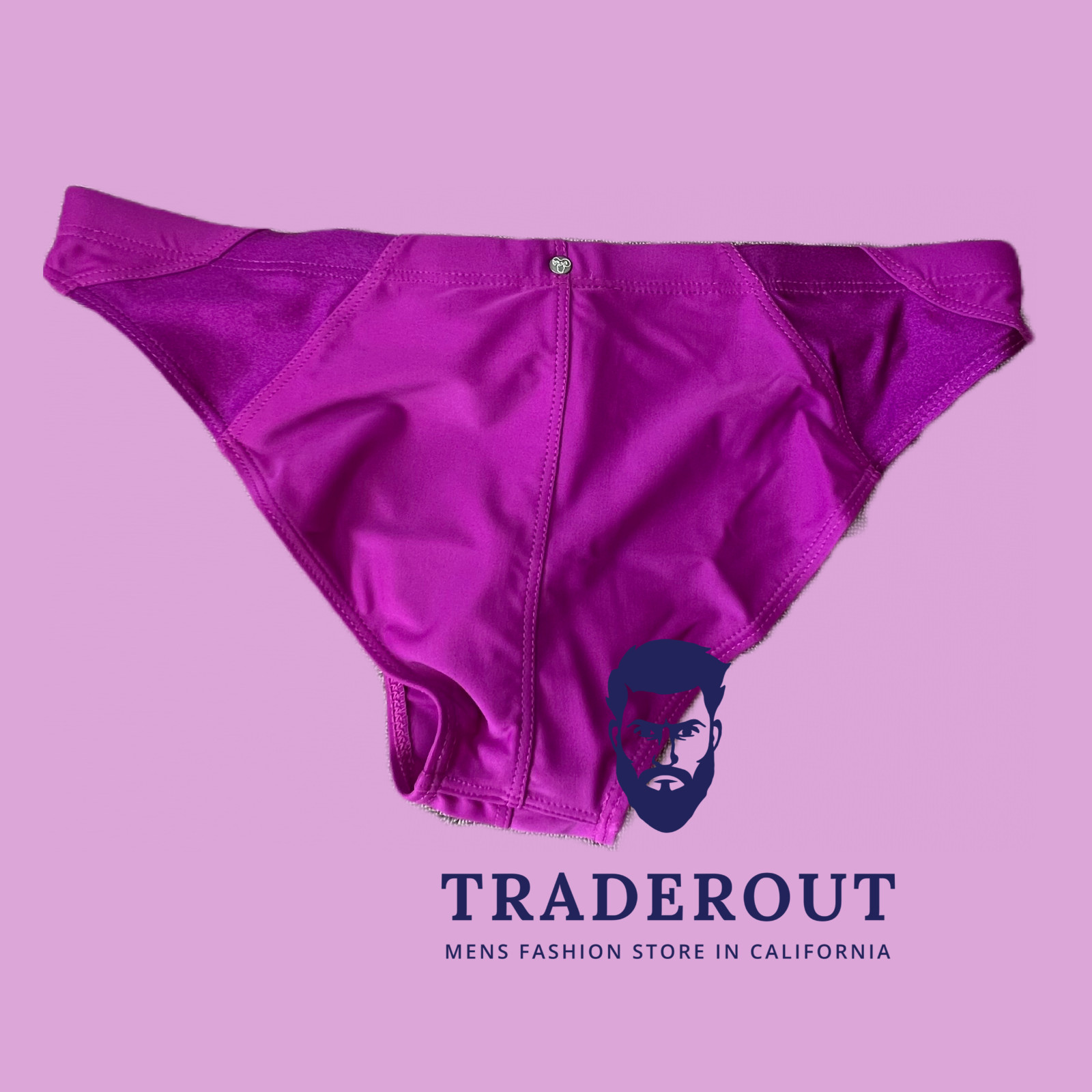 Rufskin Men hibiscus pink Vasco Cheeky swim bikini swimwear size S M L