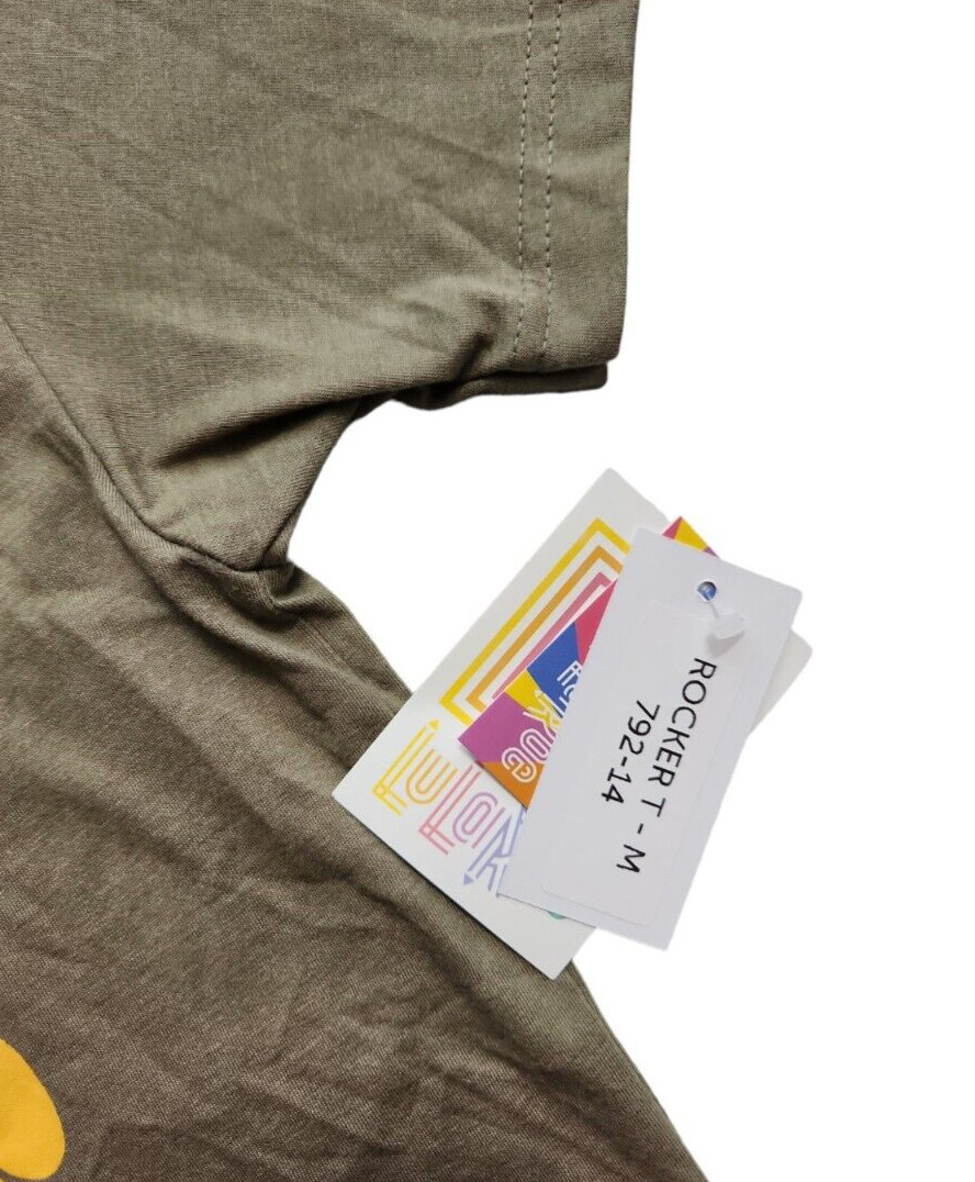 Lularoe “Forever Chasing Dreams” Medium Rocker Graphic T Novelty Retro NEW!
