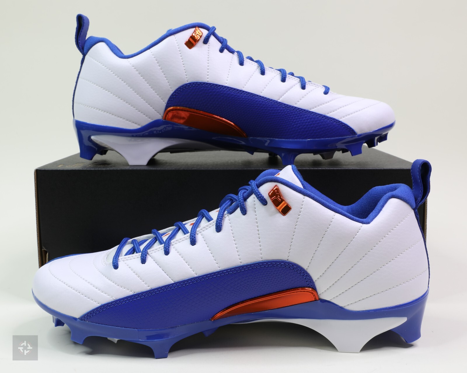 Nike Jordan 12 Low Alpha Menace Florida Gators Football Cleats Mens Size 10.5-13