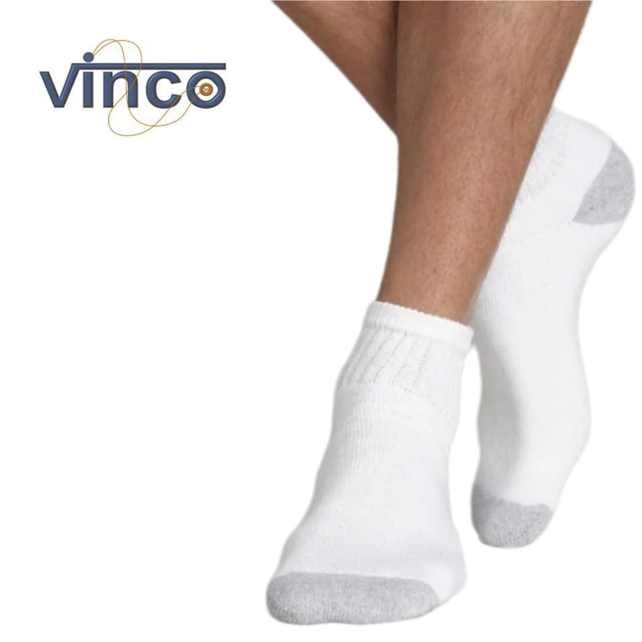 12 Pairs Men’s White Ankle Quarter Socks Comfort Cotton Low Cut Sport Size 9-11