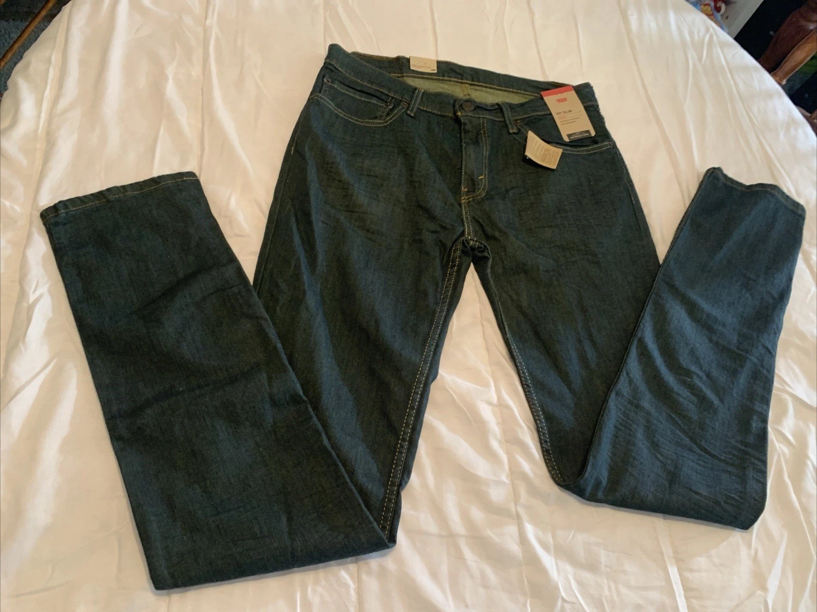 Levi’s 511 Slim Jeans Men’s 34×36 Jean Cotton Blend Casual Stretch Casual C5