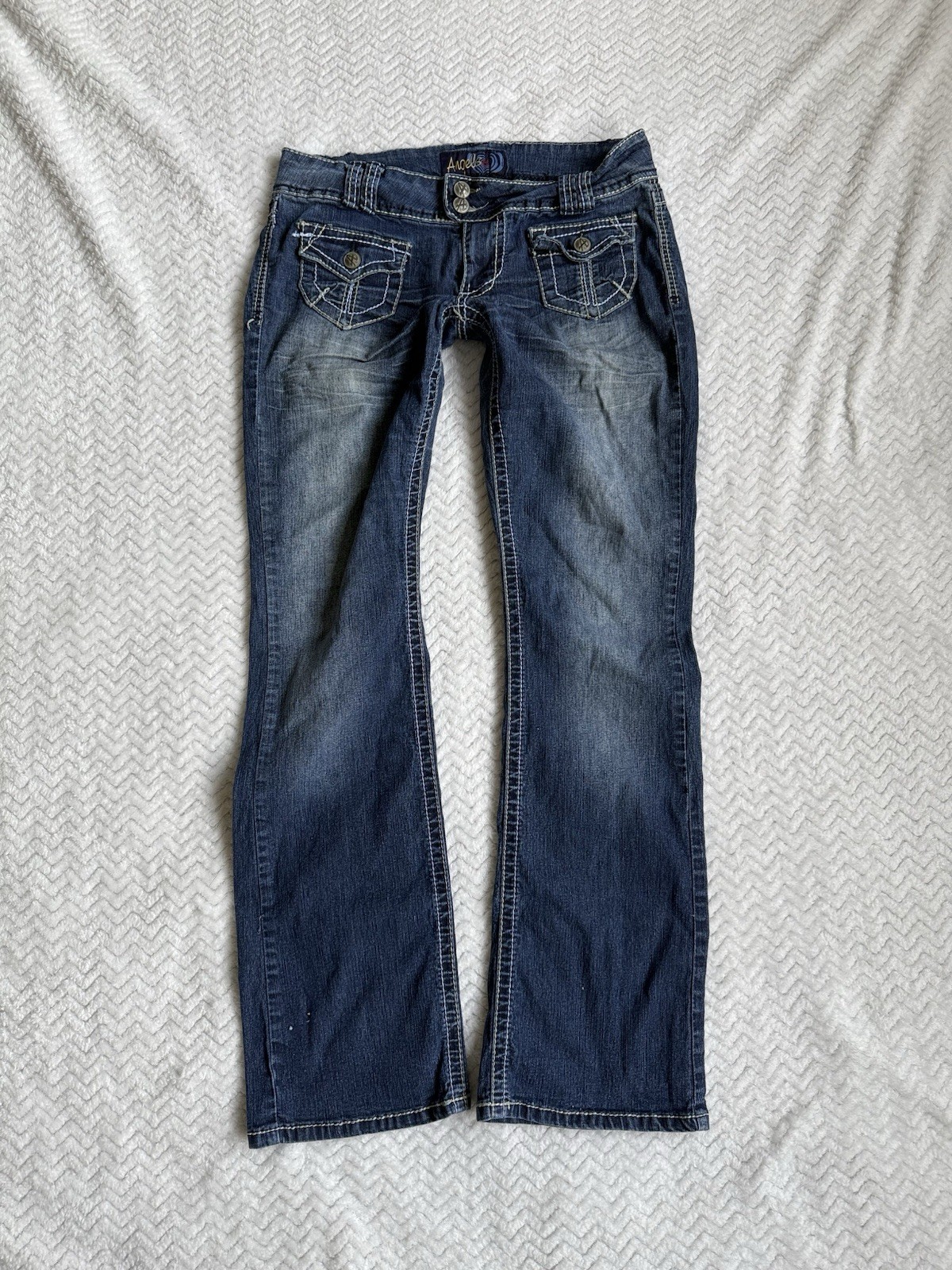 Angels Y2K 2000s Low Rise Bootcut Jeans Size 11