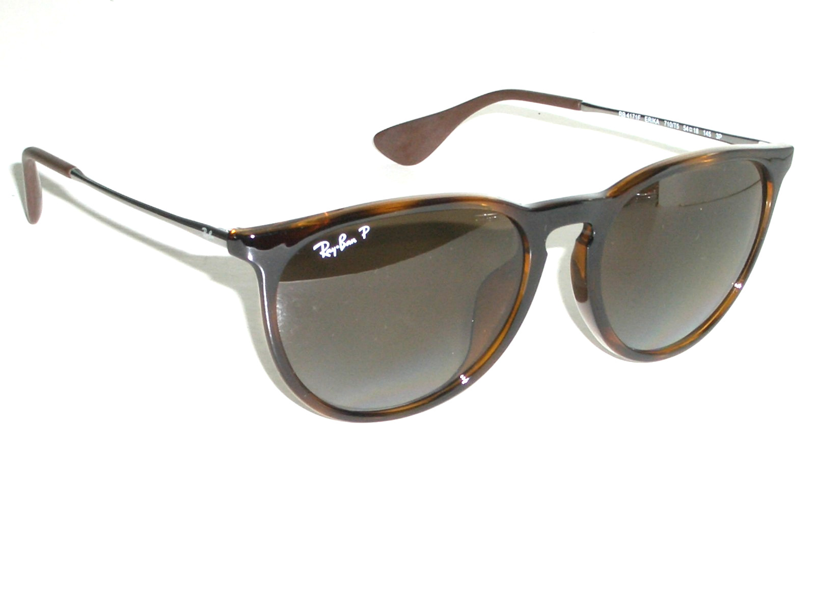 RAY-BAN ERIKA RB4171 710/T5 54[]18 145 3P BROWN GRADIENT POLARIZED SUNGLASSES