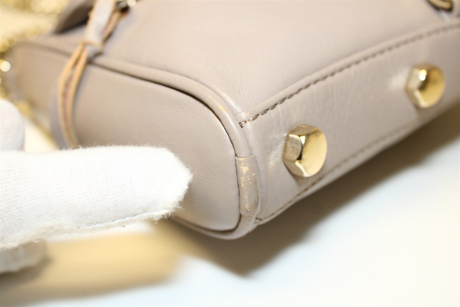 Rebecca Minkoff Mini MAC Convertible Crossbody Bag Leather Shoulder Satchel