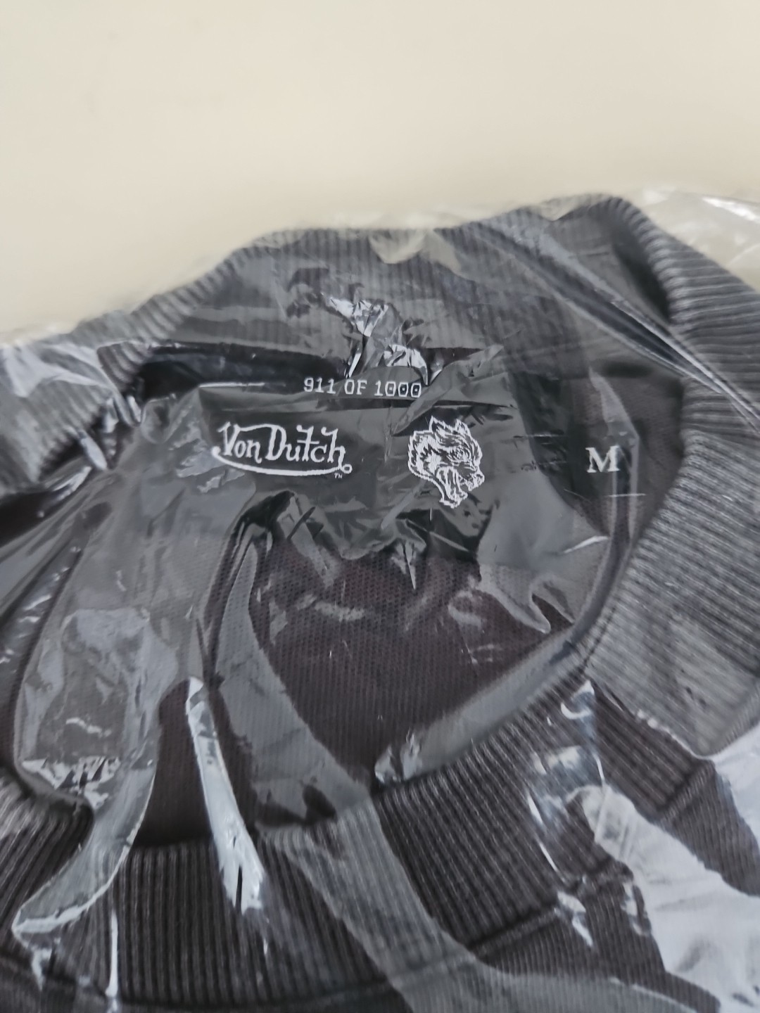 Darc Sport x Von Dutch NFGU Premium Oversized Tee Wolf Gray Pink Rose Medium M