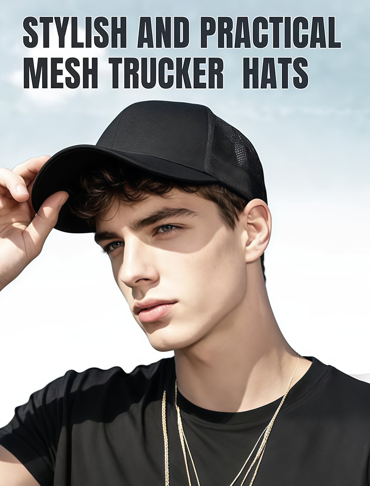 Custom Photo Logo Text Trucker Hat Personalized Adjustable Mesh Cap US Fast Ship