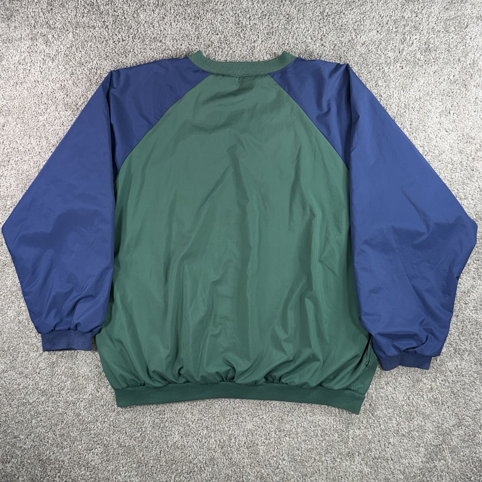 VINTAGE Bugle Boy Classics Colorblock Golf Pullover Windbreaker Men’s XL 90s Y2K