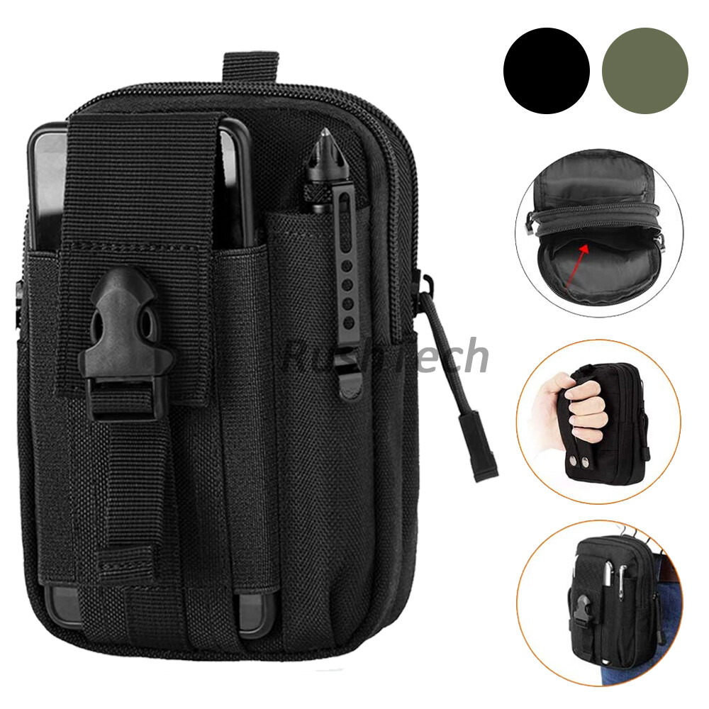 Tactical Waist Fanny Pack Phone Pouch Military Outdoor Camping Hiking Belt Bag