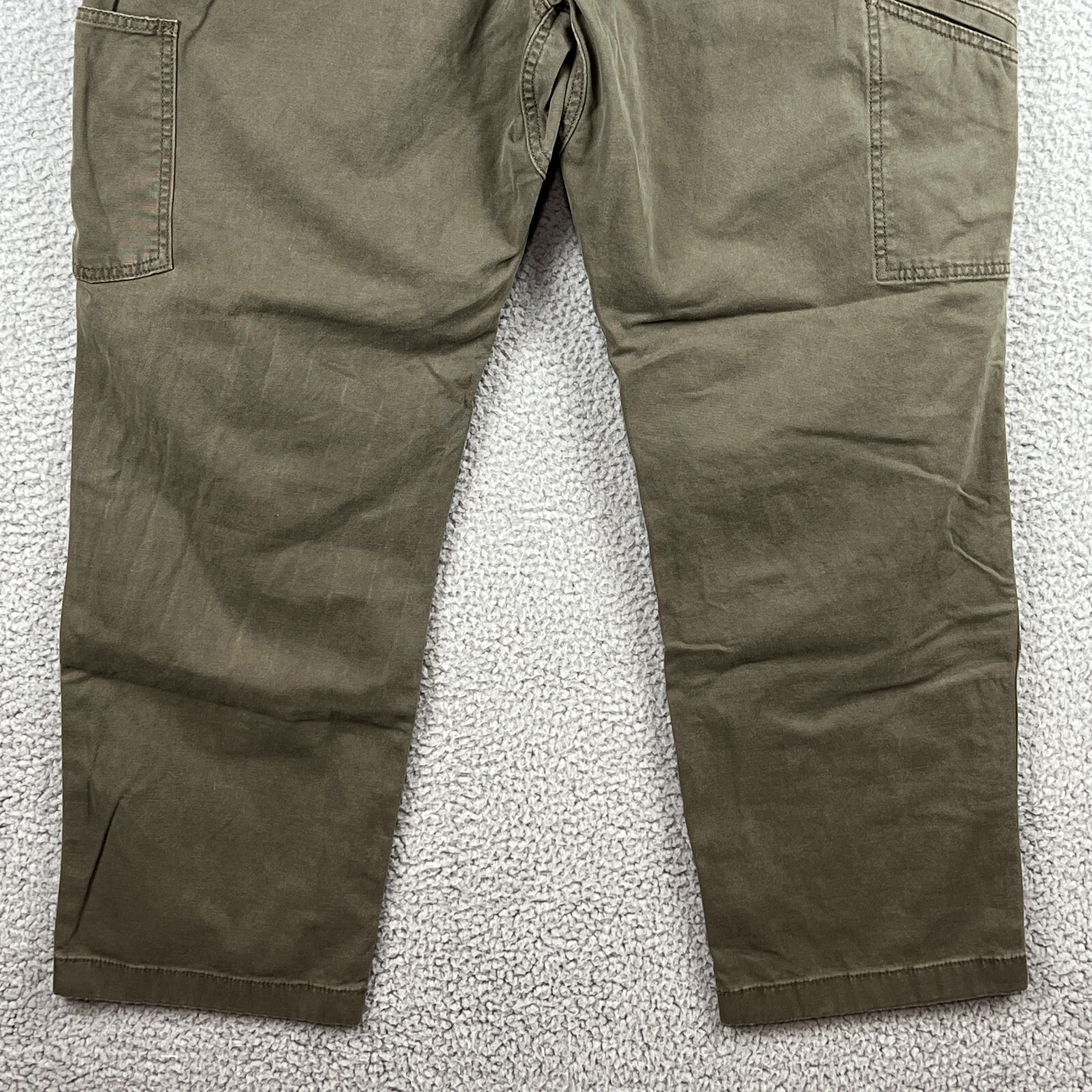 Carhartt Pants Mens 40×30 Green Relaxed Fit Double Knee Work Pants 102802-217