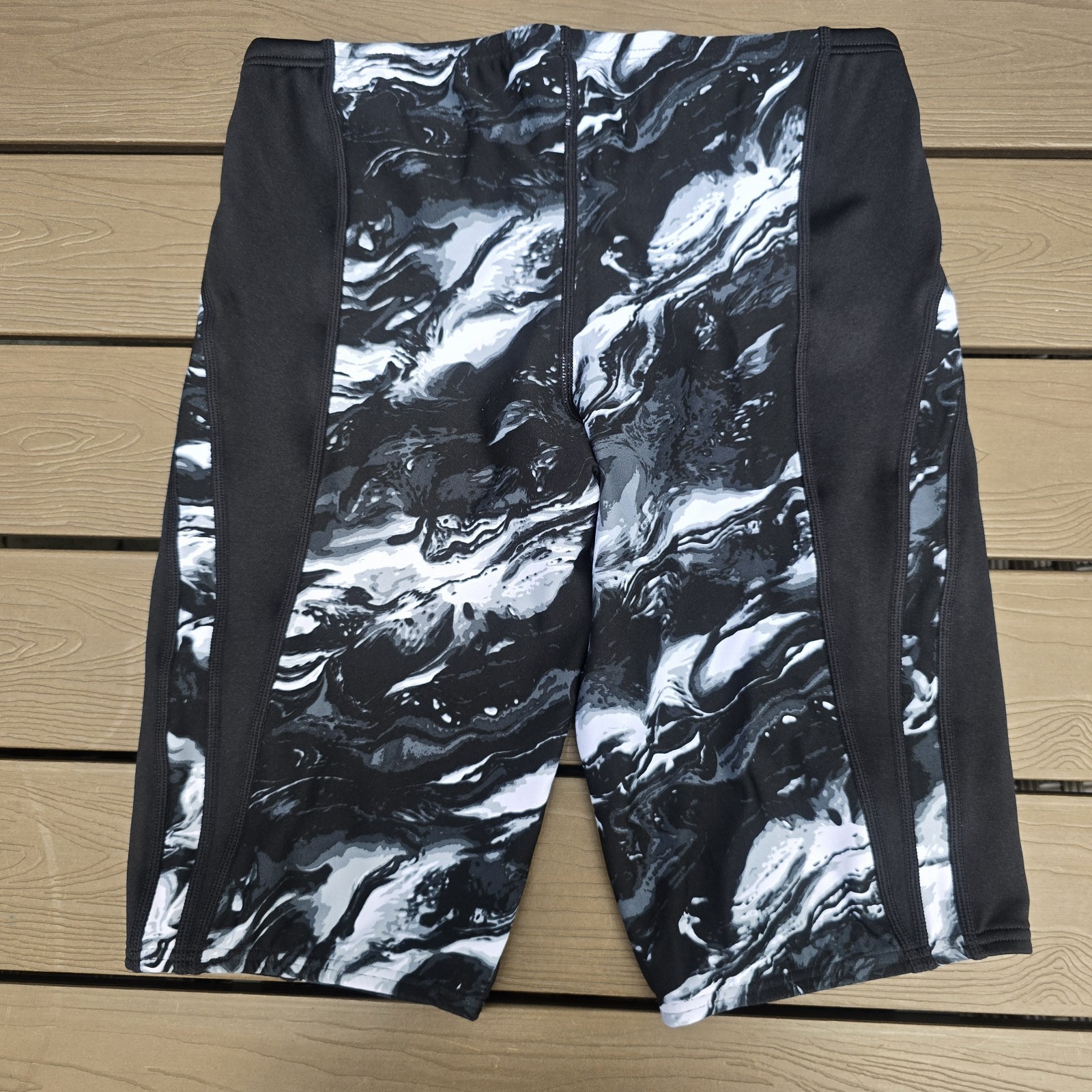 TYR Men’s Durafast Elie Simone Manuel Jammer Black/ Grey Sz 32 New Sample