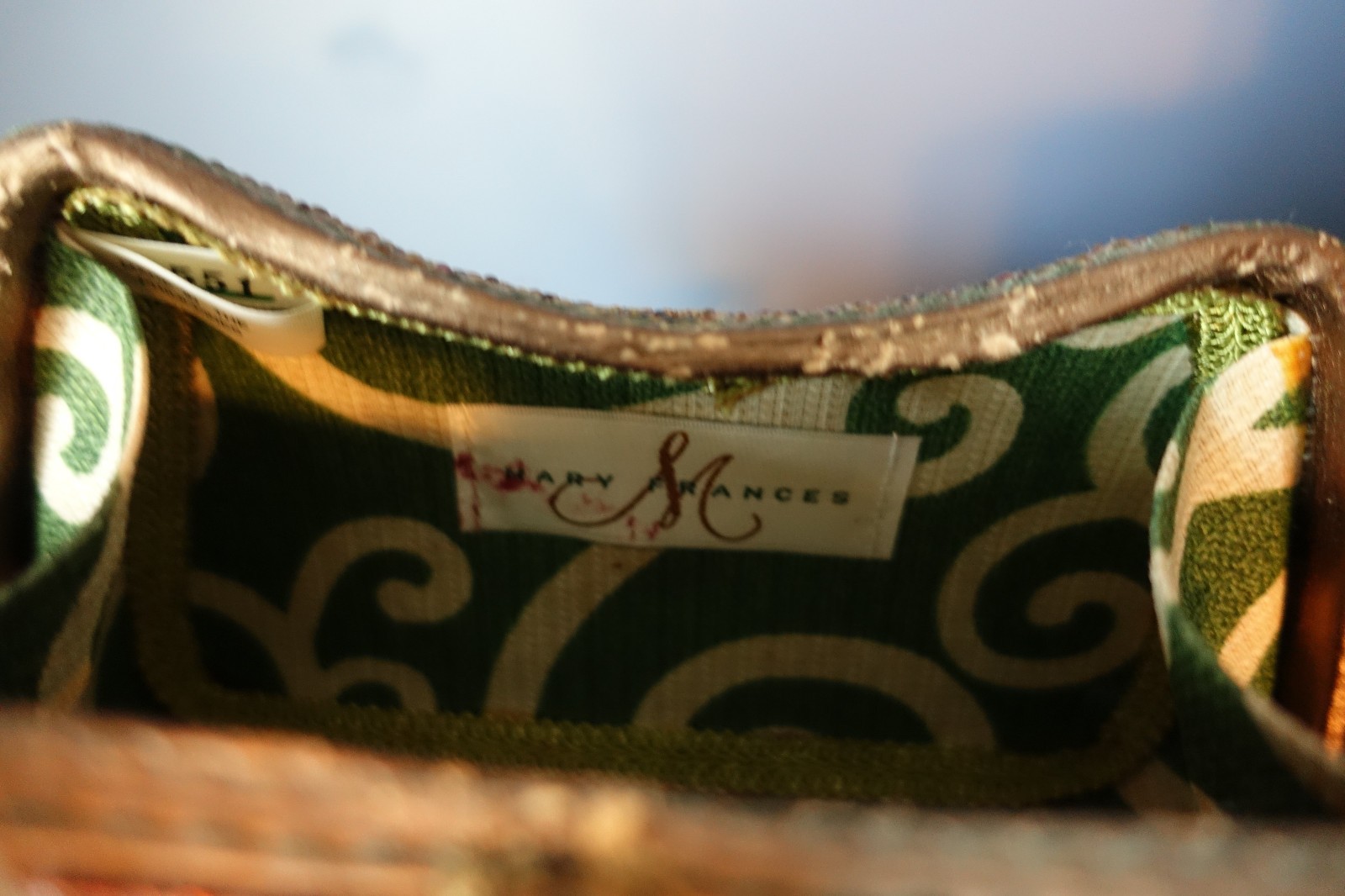 Mary Frances SEAHORSE SEALIFE EMBELLISHED BEADED PURSE HANDBAG