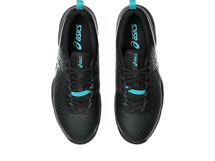 ASICS PRESTIGE NEO OC 1043A027 001 Black Pure Silver Tennis Shoes