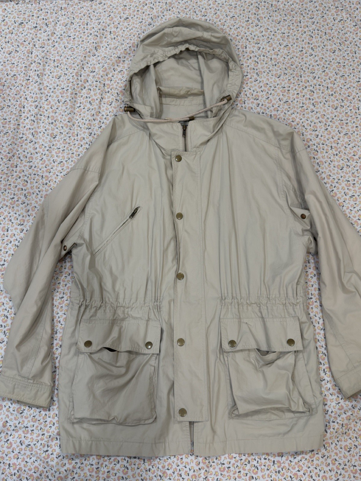 Vintage Burberrys of London 100% Cotton Hooded Jacket EU 52