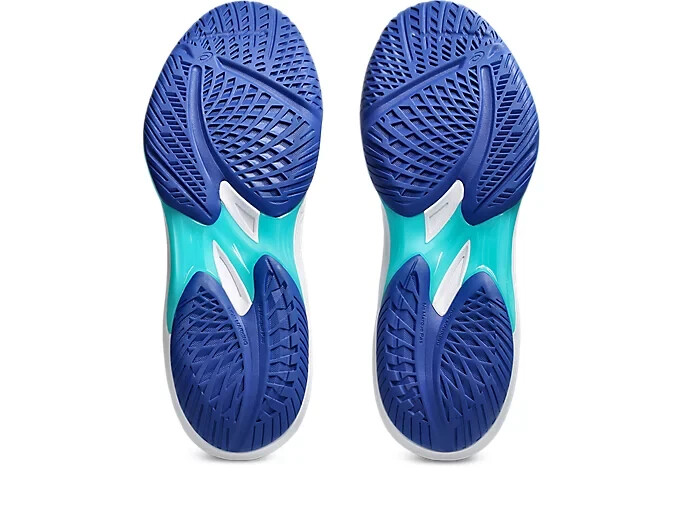 ASICS SKY ELITE FF 3 1051A093 960 White Asics Blue Volleyball Shoes