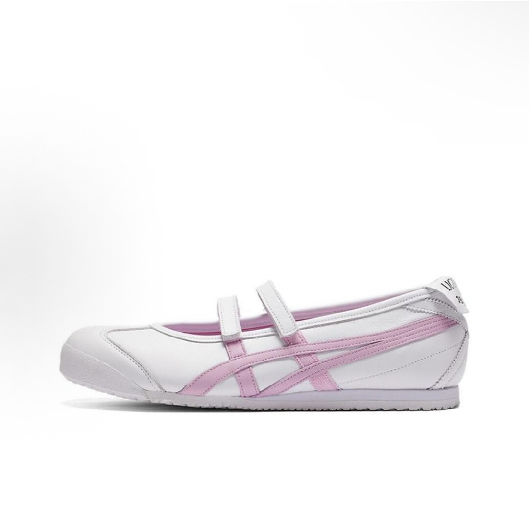 Vintage Onitsuka Tiger Mexico 66 Ballet Shoe Flats White/Pink 1183C379-101