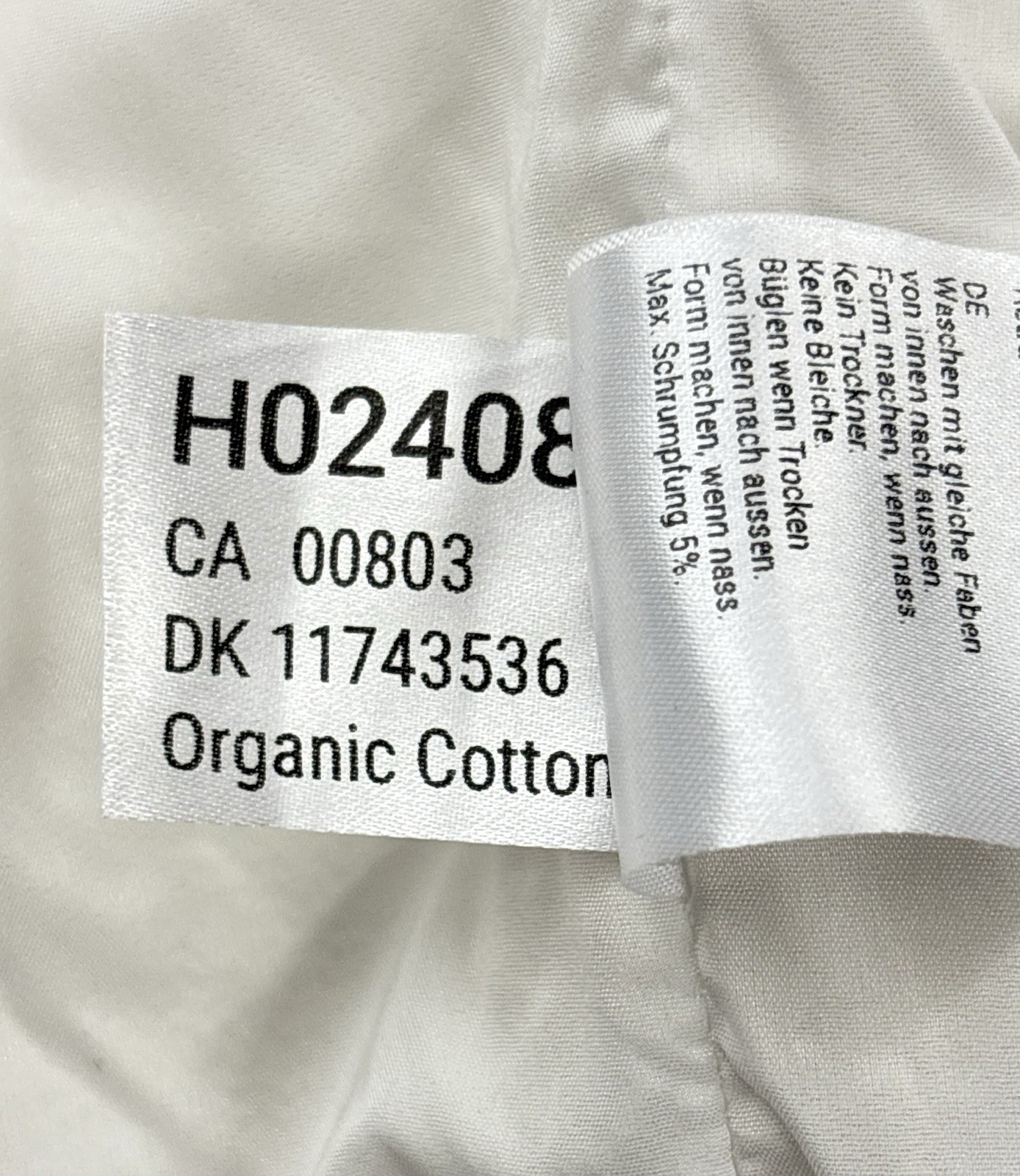 Holebrook Sweden Women’s Windproof Full Zip Sweater Jacket Organic Cotton Large