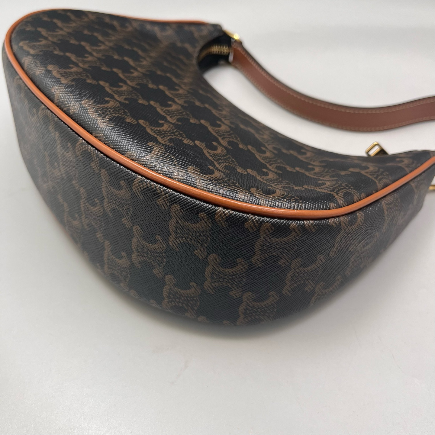 Authentic Celine Ava Triomphe Canvas Shoulder Bag Brown Gold-Tone eBay AG
