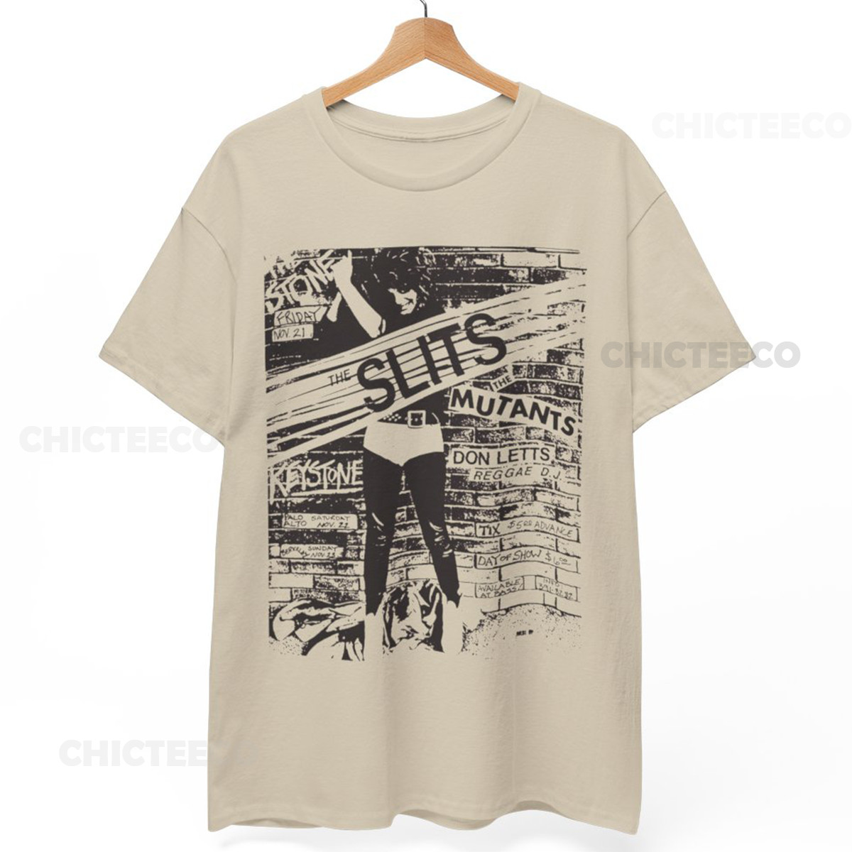 The Slits Punk Rock Band T-Shirt Iconic Music Retro Unisex Tee