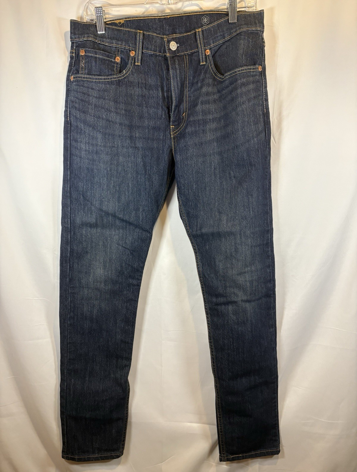 Levi’s 512 32×32 Blue Straight Premium Dark Wash Denim Jeans