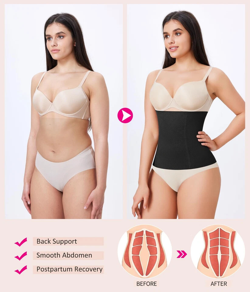 Waist Trainer Training Body Shaper Underbust Cincher Tummy Belt Shapewear Corset