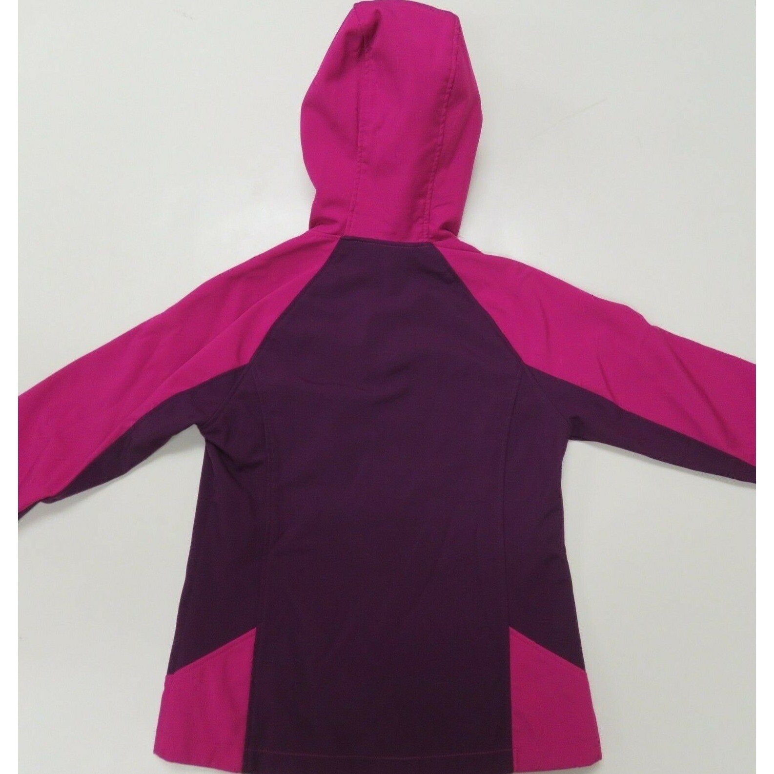 FreeTech Jacket Womens XS 0-2 Purple Pink Coat Hooded Softshell Hiking Rain