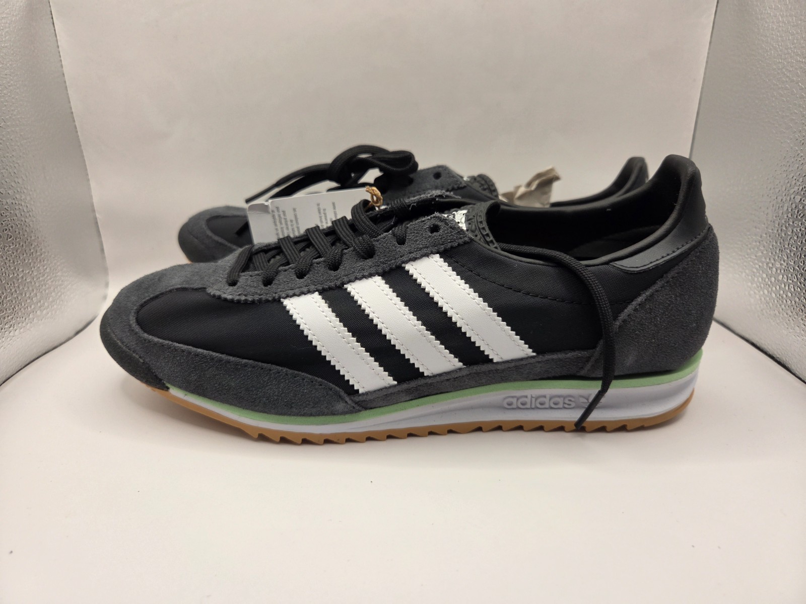 Adidas Originals SL 72 OG W JH7390 Women Black White Carbon Size 7.5 NEW