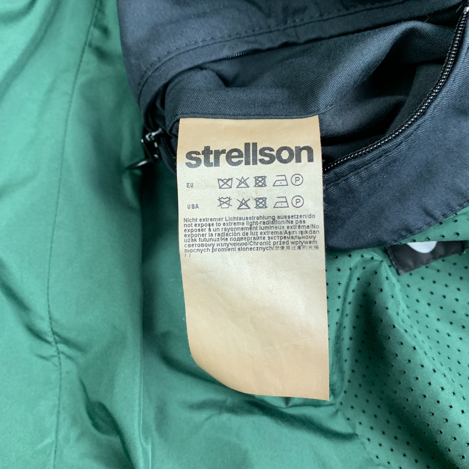 Strellson Coat Mens 50 Cargo Pockets Utility Jacket Button Closure (Dark Blue)