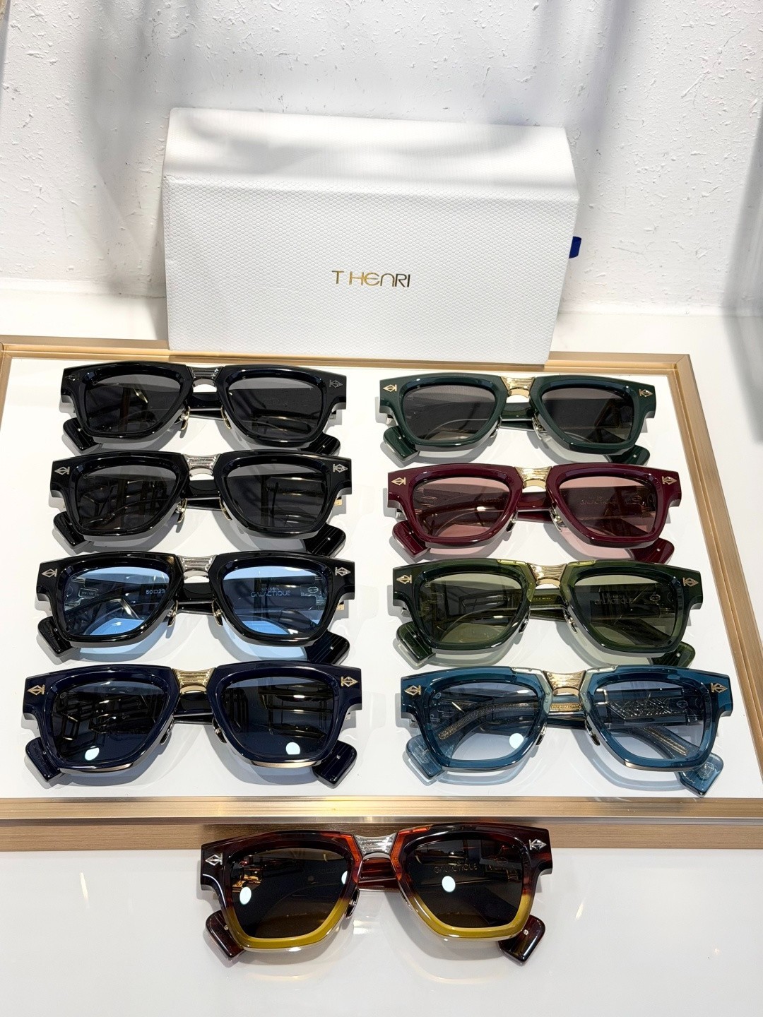 Luxury T-HENRI C02 Men Optical Frame Size 50-23-145 New