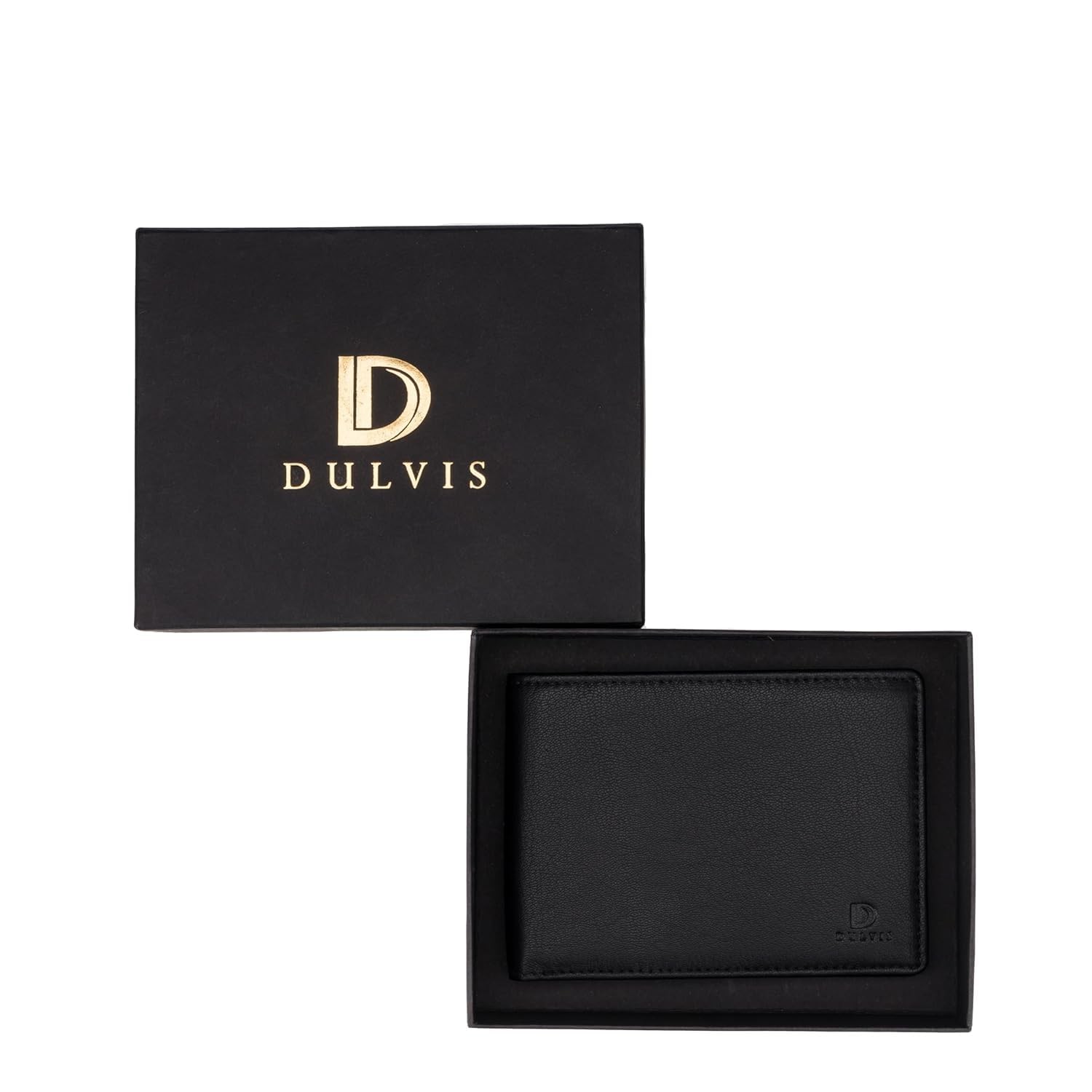 Dulvis RFID Blocking Nappa Leather Wallet for Men – Genuine Black