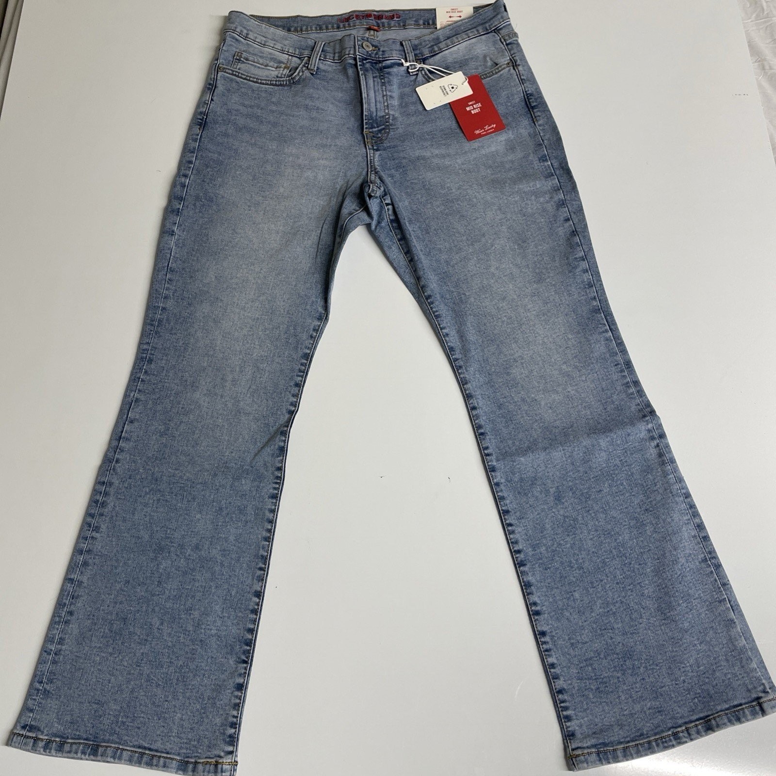 Lucky Brand Sweet Mid Rise Boot Stretch Jeans Women’s 14/32 Ankle