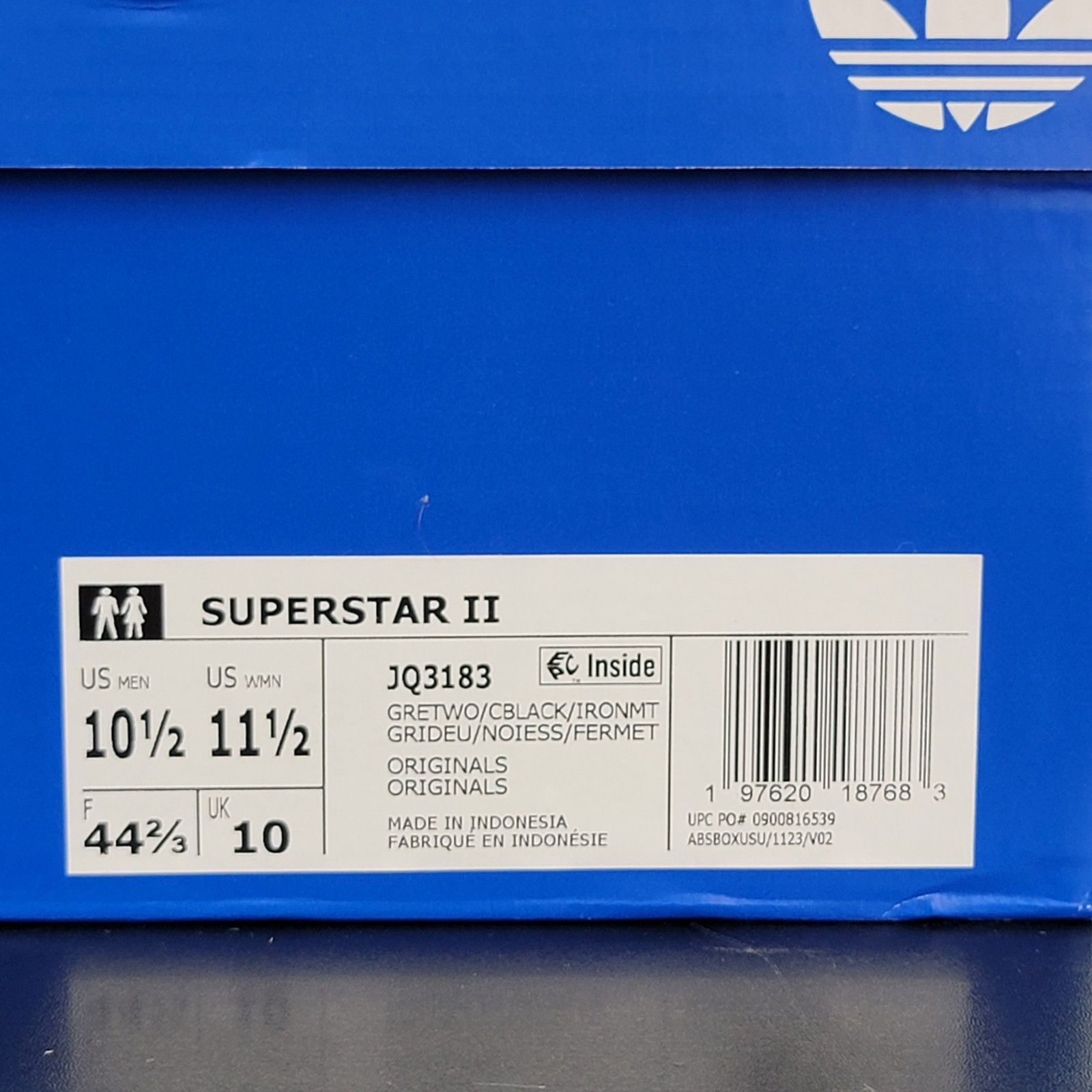 Adidas Superstar Men’s Size 10.5 Athletic Shoes Gray Casual Footwear Sneakers