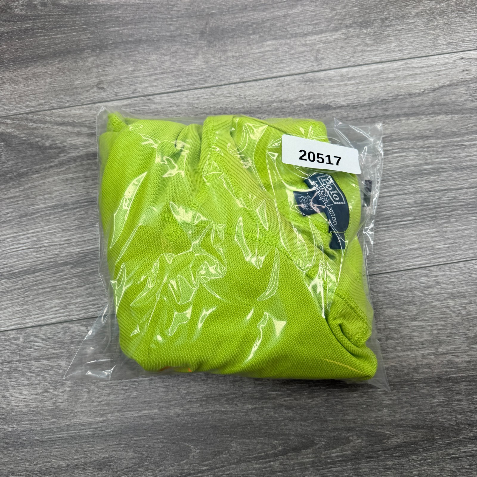 Polo Ralph Lauren Sweatshirt Mens Medium Neon Green Mesh Crewneck Orange Pony