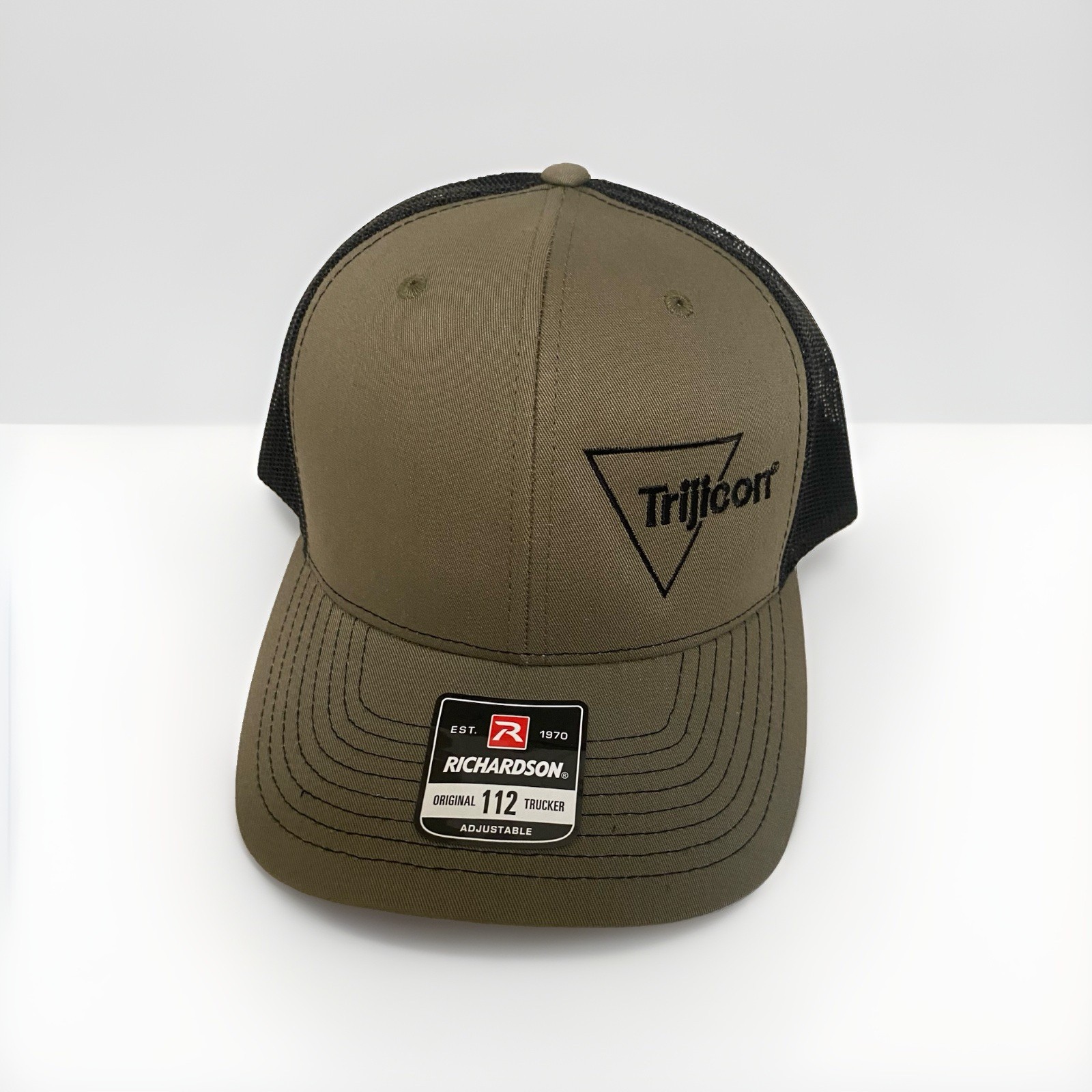 Trijicon Embroidered Trucker Hat Richardson Style-112 Mesh Back Adjustable. NEW