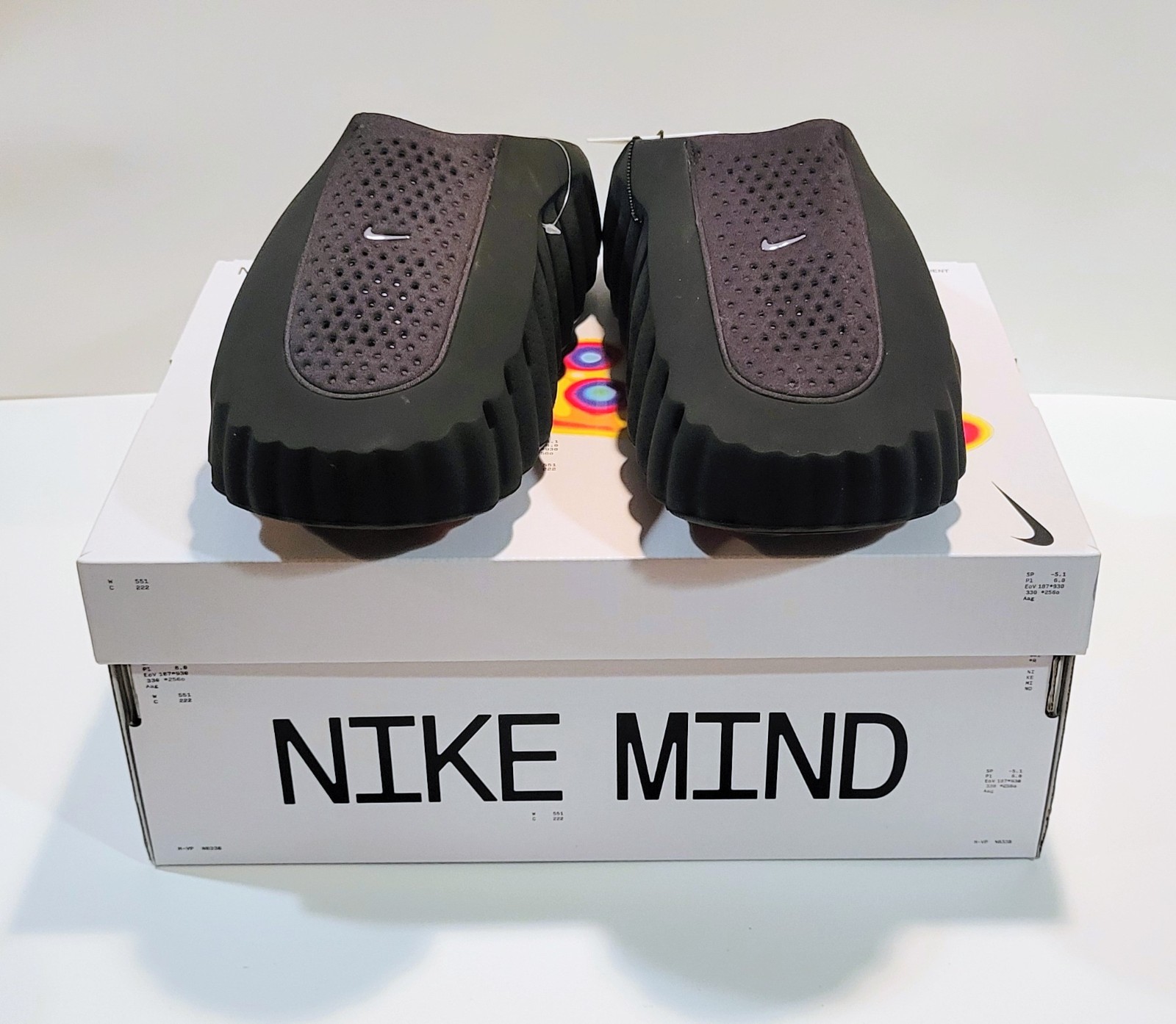 Nike Mind 001 Men’s Slide Size 11 Black Chrome Hyper Crimson