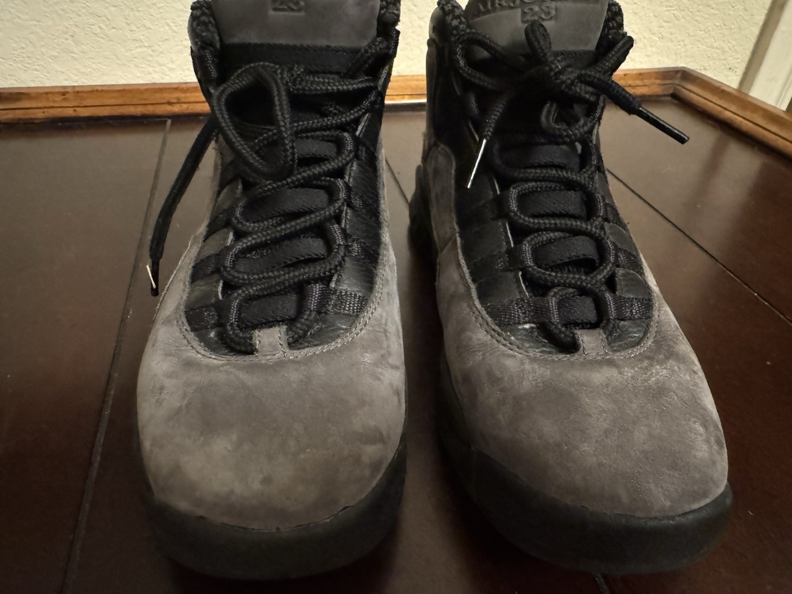 Nike Air Jordan Retro 10 “Dark Shadow” Black Gray Sz 7Y Boys 310806-002 Sneakers