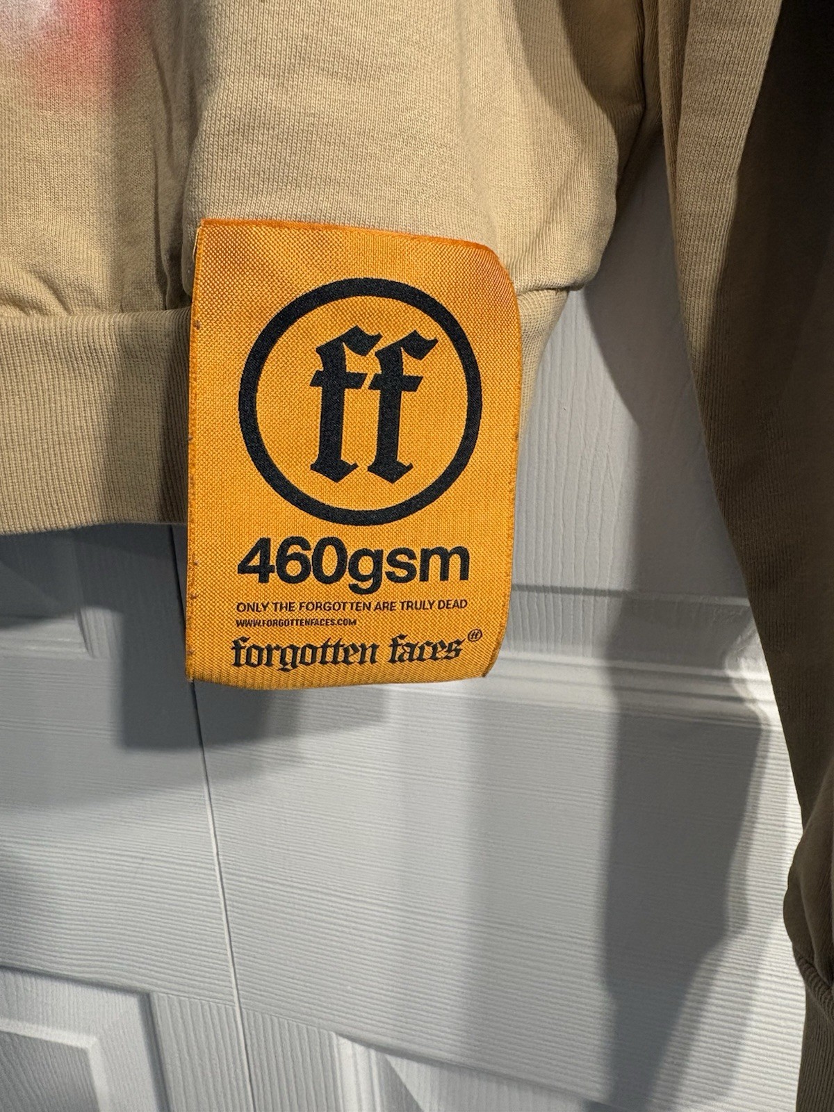 beige Forgotten Faces “Ultra Heavy” hoodie (B1)
