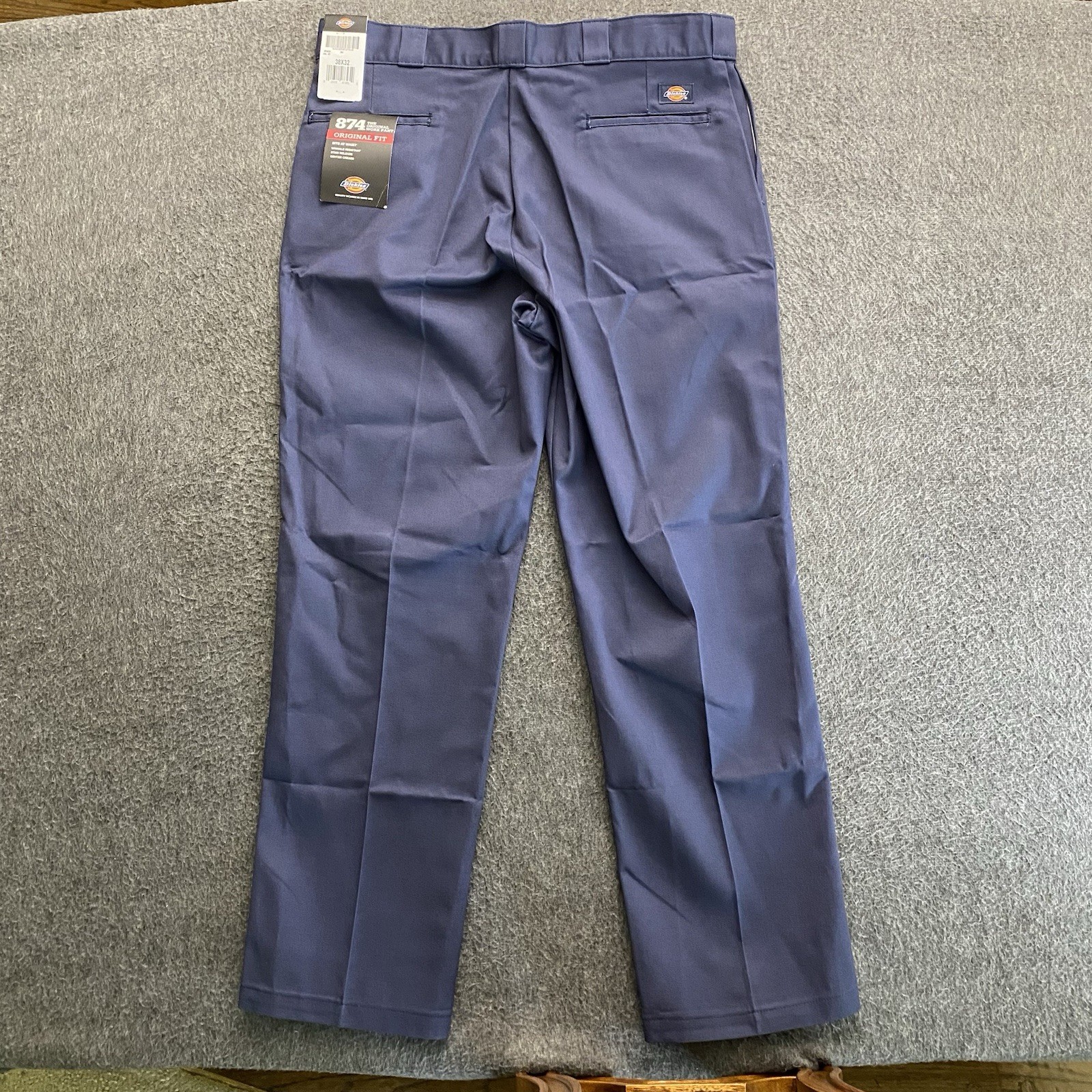 Dickies 874 Work Pants Men’s Size 38×32 Blue Original Fit New With Tags