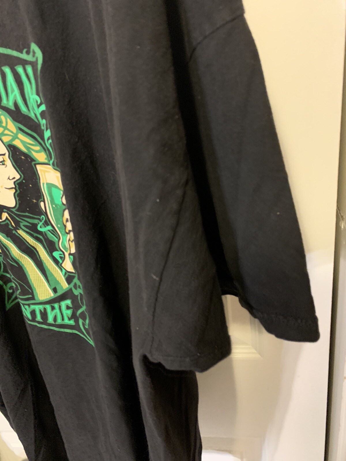Asgardian Absinthe Premium Mens Sz 2XL Black Green Tee Fury
