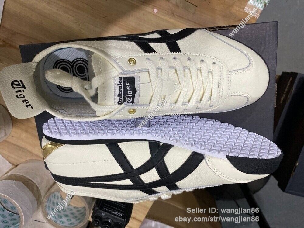 NEW Onitsuka Tiger Mexico 66 Cream/black Sneakers – Classic Unisex Shoes