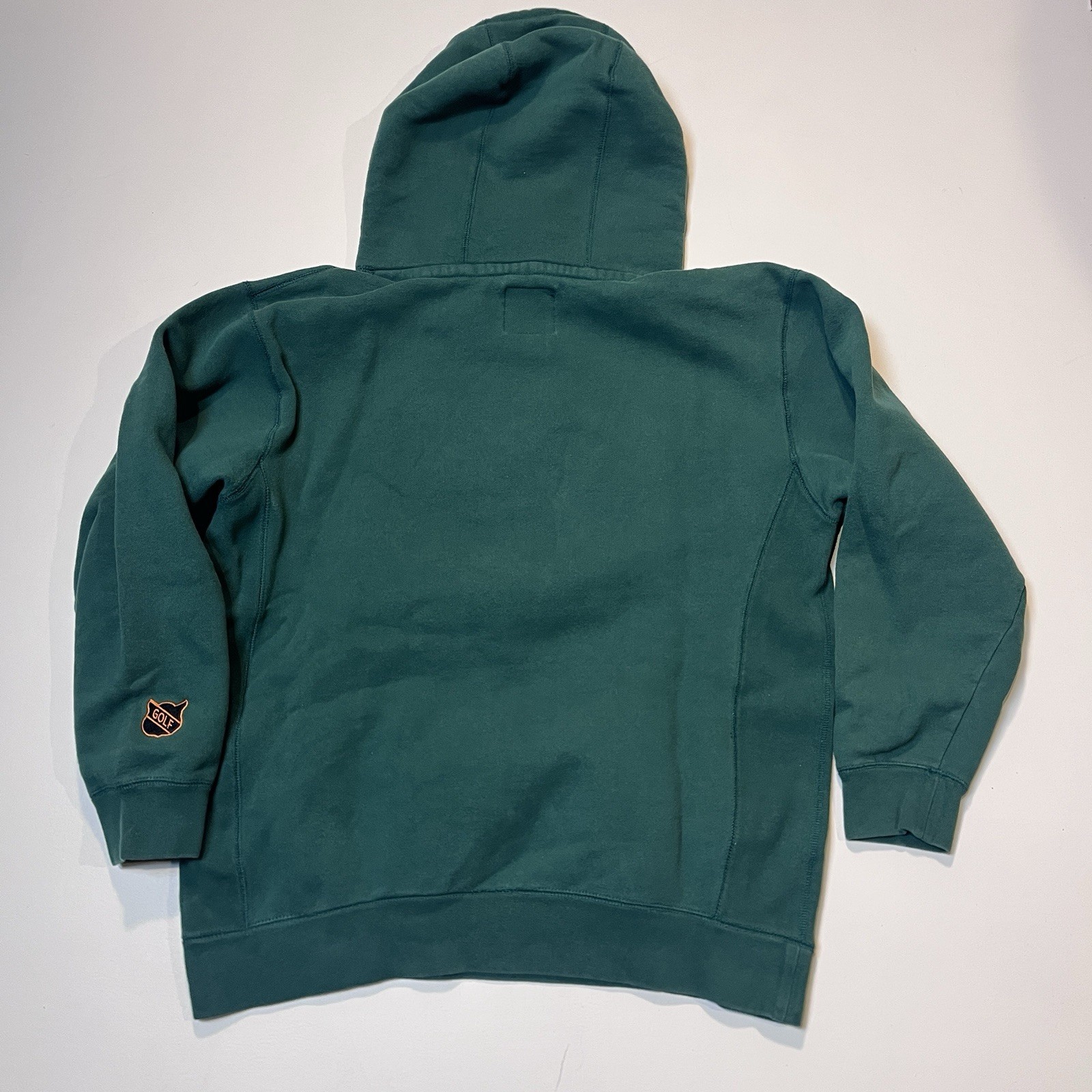 Golf Wang Hoodie Native Cat Tyler The Creator Medium Embroidered Green Indian