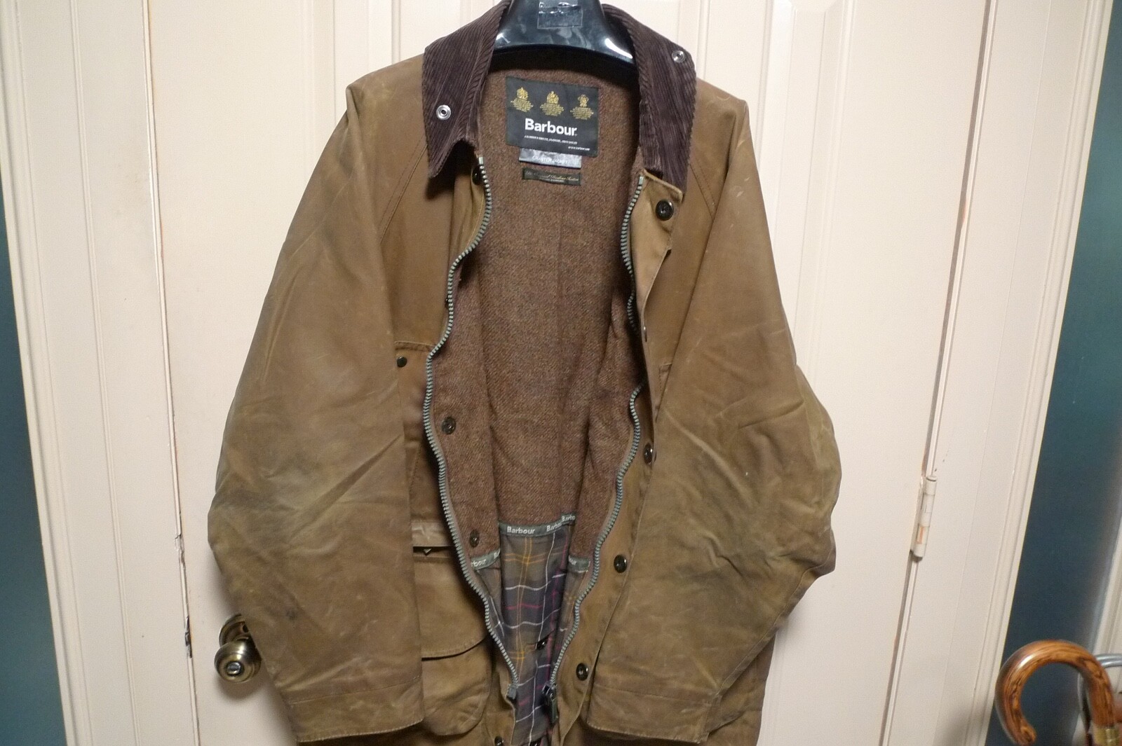 BARBOUR – A501 CRASTER 10 OZ WAX COTTON JACKET – EXTRA HEAVYWEIGHT – 46 – RARE