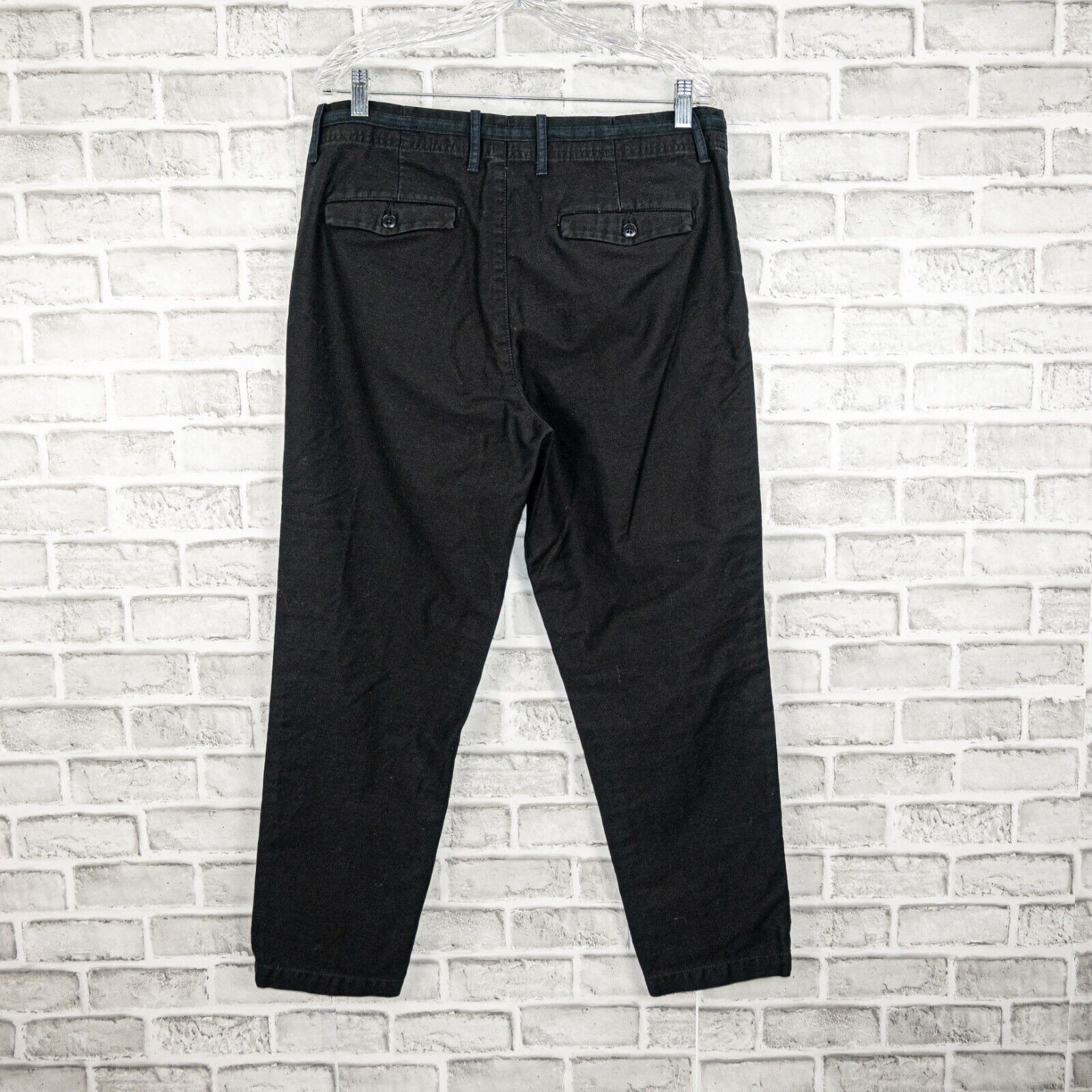 ONES STROKE Tokyo Men’s Drawstring Trouser Pants Navy front Black back 6