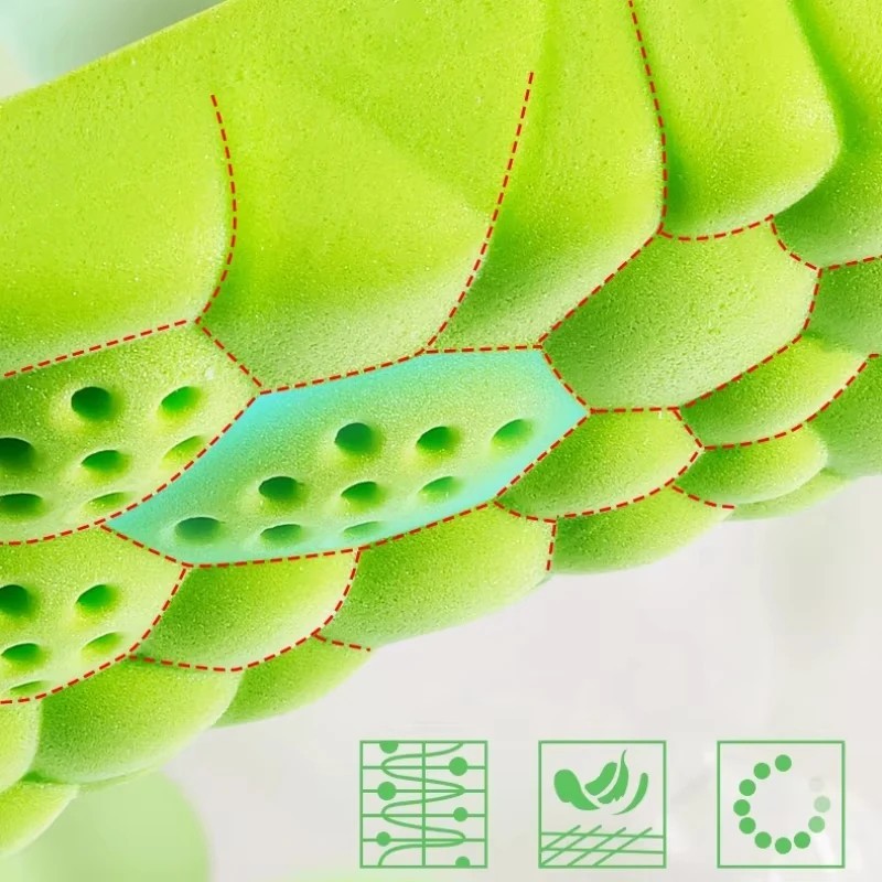 4D Height Increasing Insoles for Men Women Ultra Soft Shoe Inserts US7-12