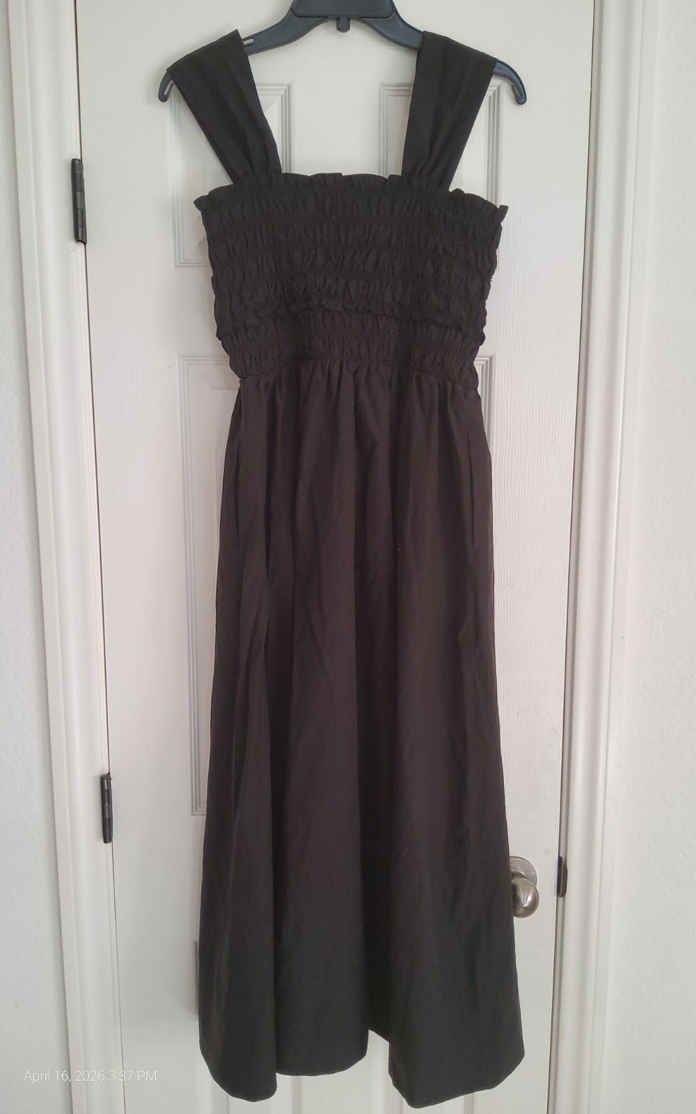 elie tahari Black Lined Super Soft dress Sz M