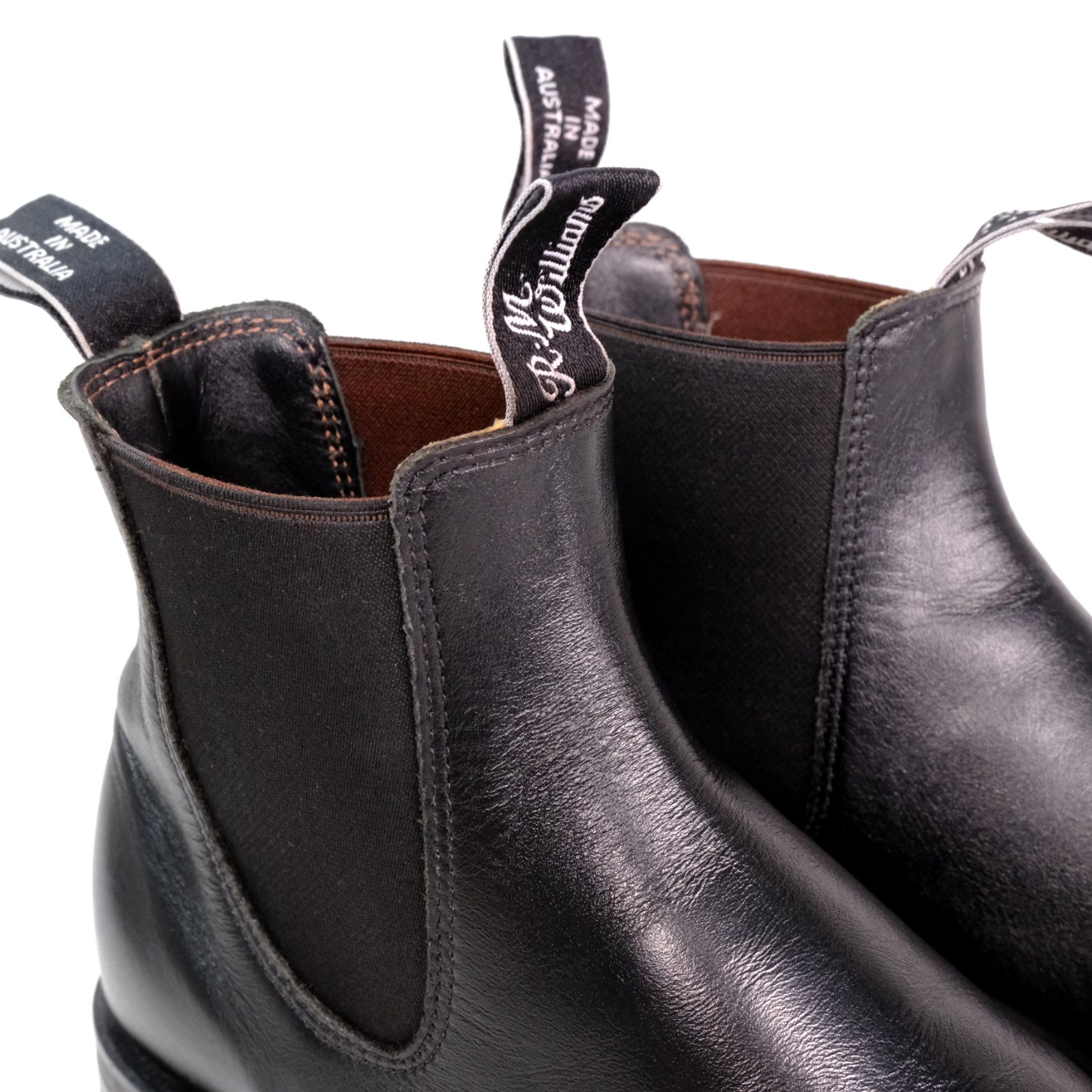 R.M. Williams Comfort Craftsman Black Leather Boots Women’s AU 5 G US 7.5 EU 38