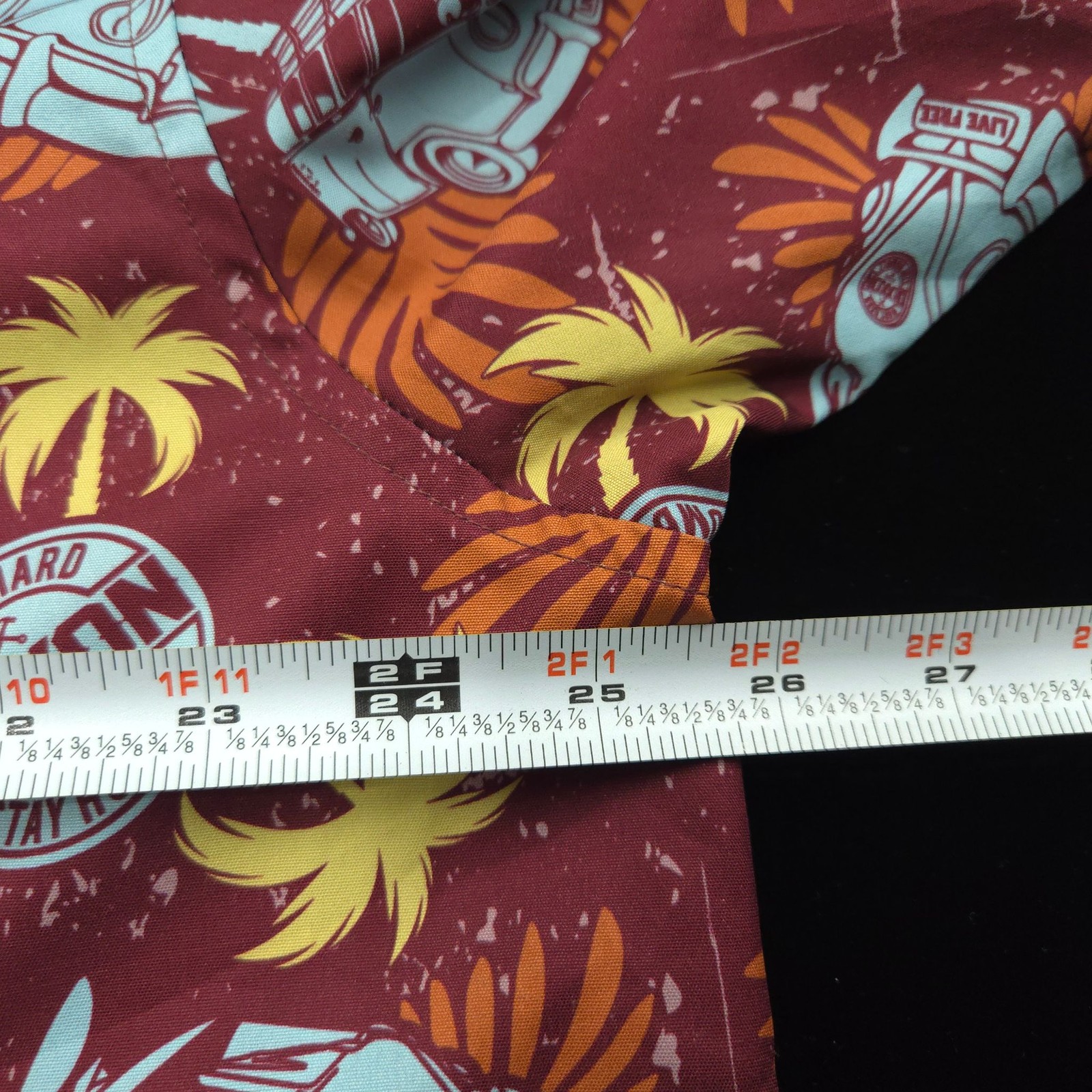 Dixxon Flannel Co Surf City PERFORMANCE Shirt Mens XL Short Sleeve VW BUS Floral