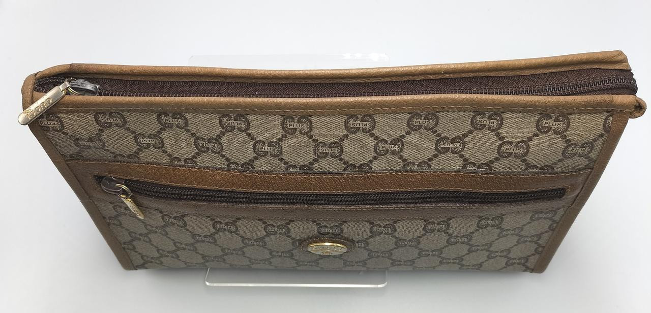 GUCCI Second Bag Brown 10.6 inch