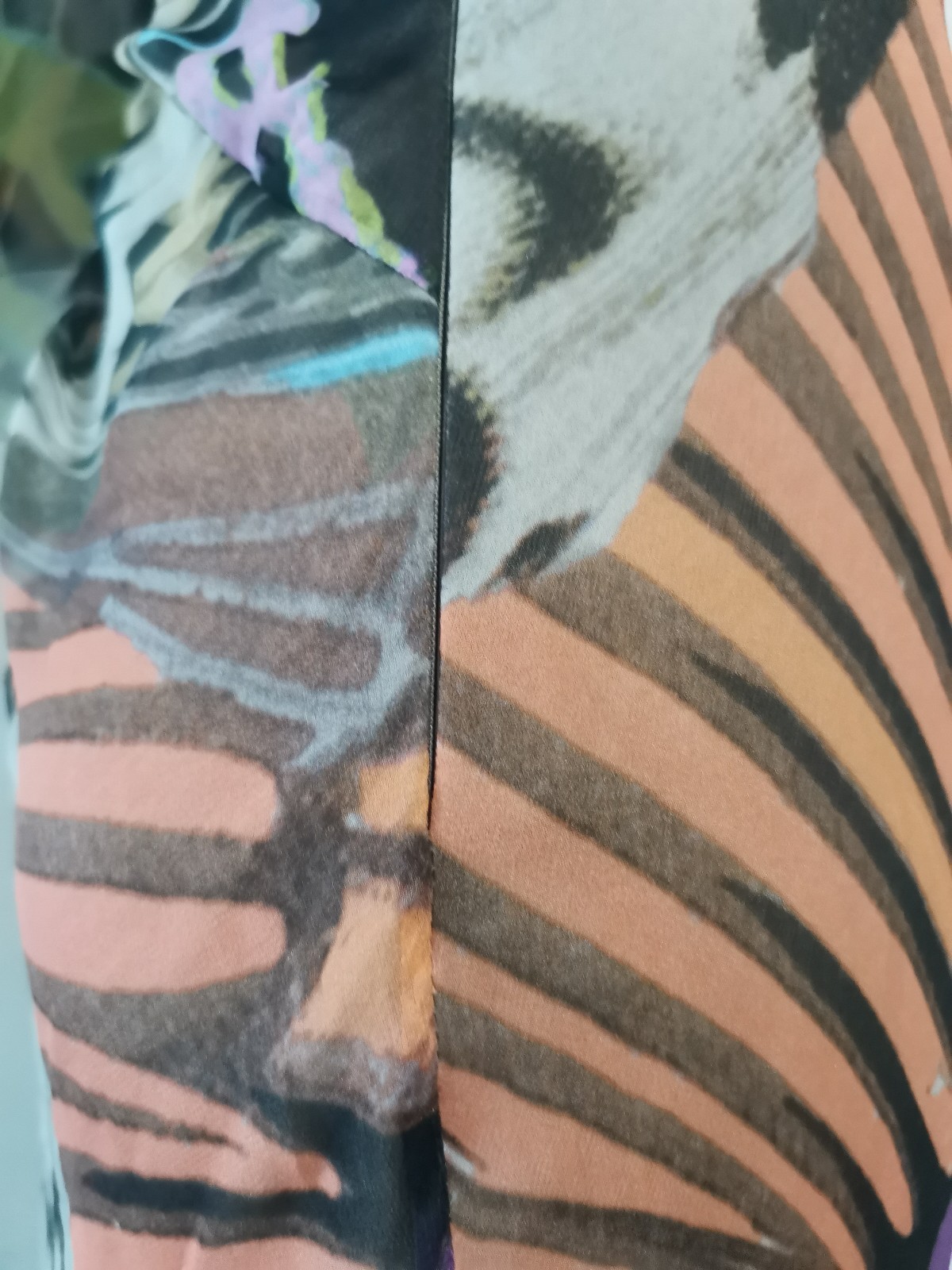 🆓US🛃 RESORT 2011 ALBERTA FERRETTI Abstract Print corset silk maxi Dress IT 40